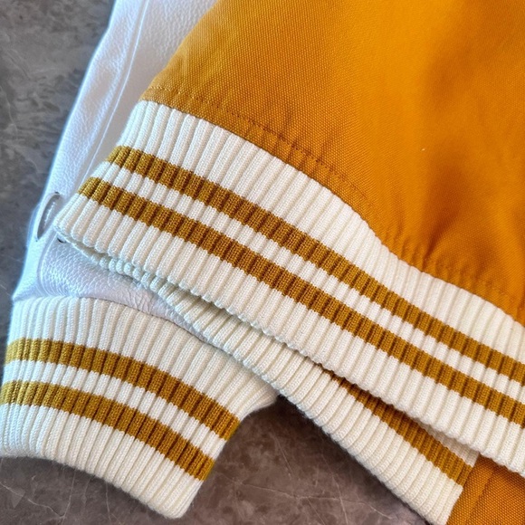 Louis Vuitton Yellow West Leather Sleeve Jacket - Picture 11 of 12